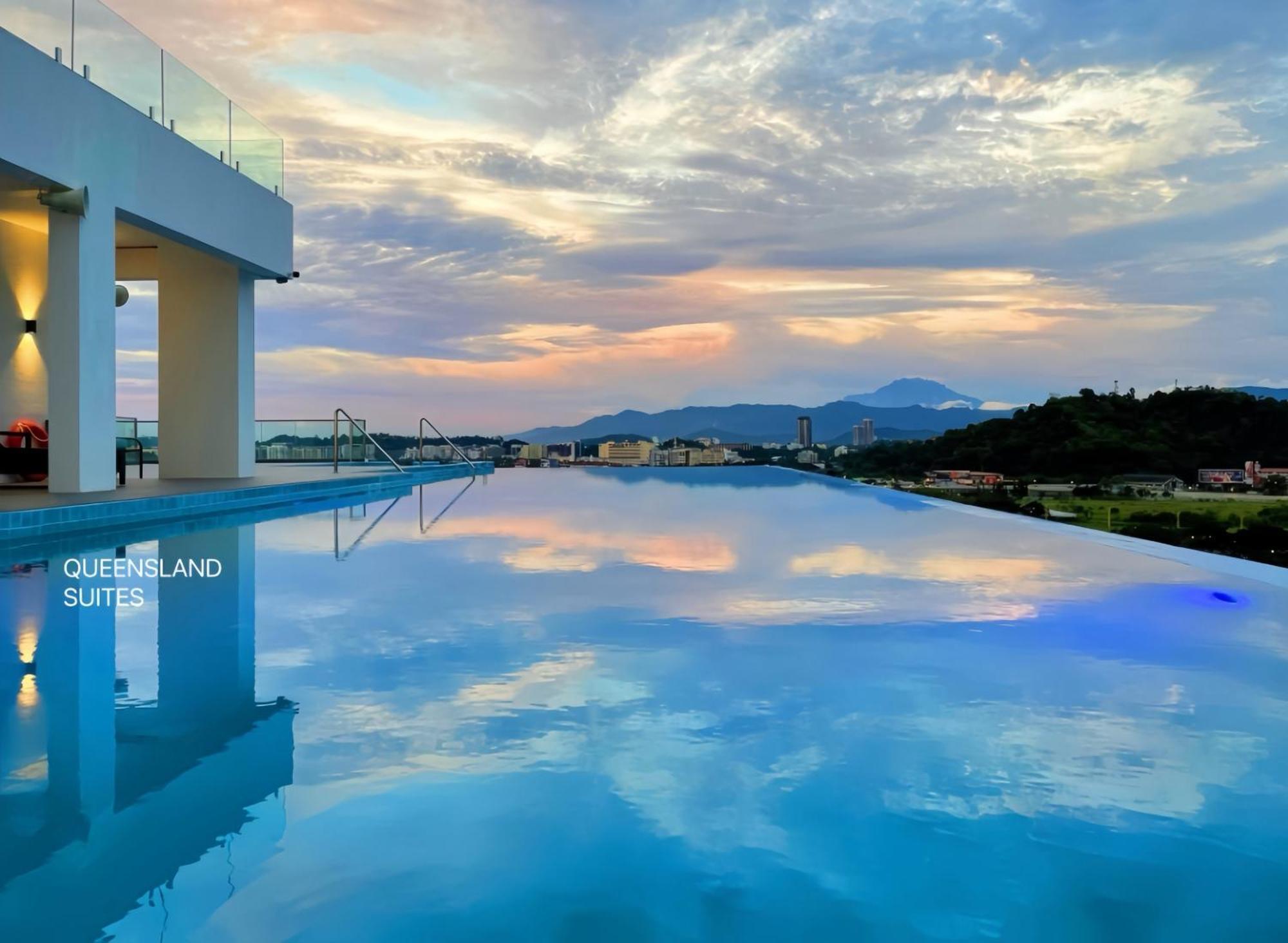 Queensland Suites At Aru Suites, Kota Kinabalu Eksteriør billede